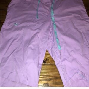 Mrs couture scrubs. Light purple